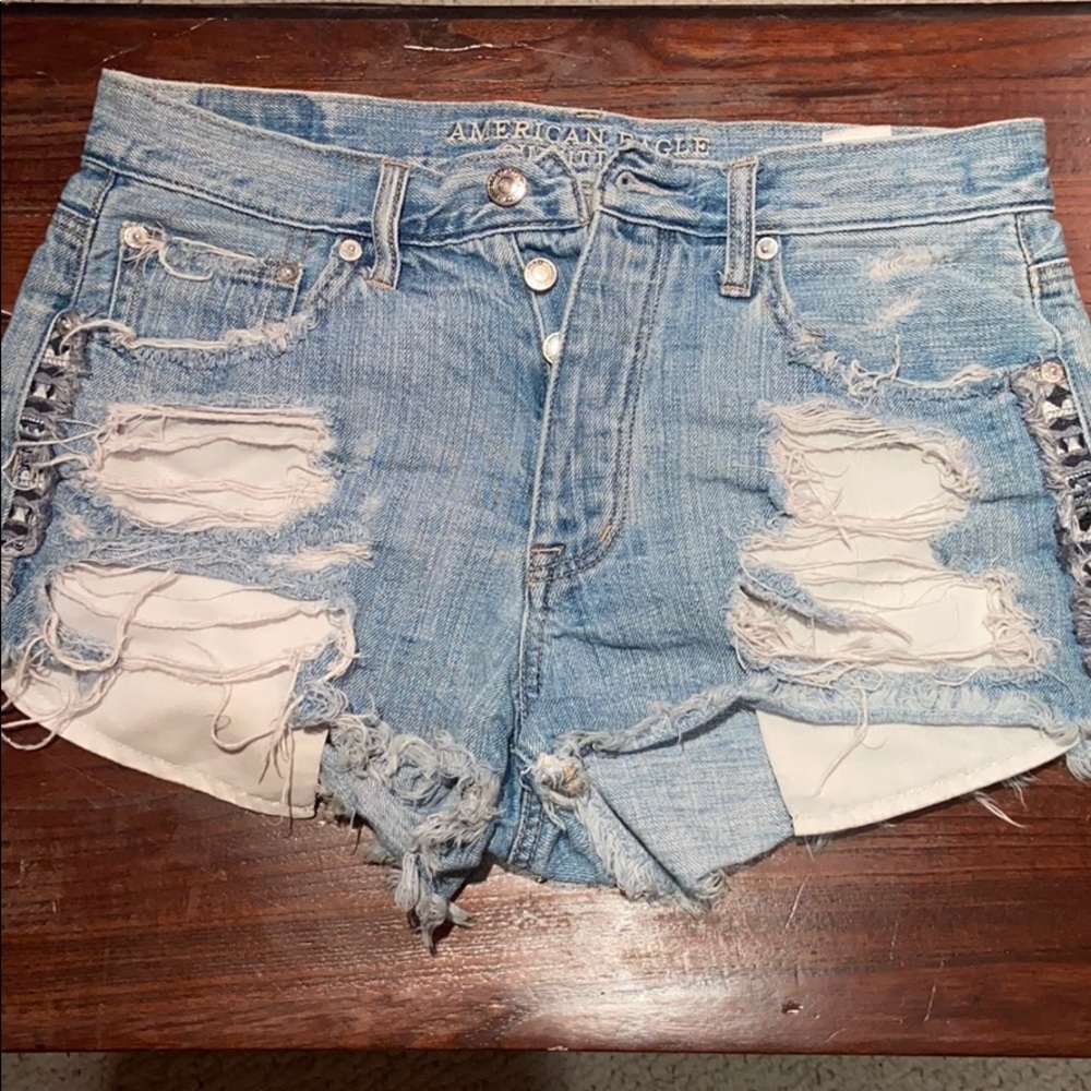 American Eagle High Rise Shorts 6